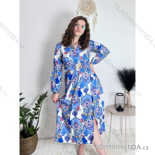 Mit Kapuze langärmliges mit Kapuze Kleid (uni s / m) IM2191956 hellblau S/M/L