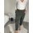 Elegante Hose mit Gürtel für Damen (S/M/L ONE SIZE) ITALIAN FASHION IM425057