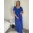 Kurzes Sommerkleid mit langen Ärmeln für Damen, übergroß (54/56/58 Einheitsgröße) ITALIAN FASHION IM425070