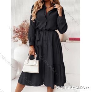 Langärmliges Sommerhemdkleid für Damen, übergroß (38/40/42 Einheitsgröße) ITALIAN FASHION IMD25048