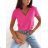 Kurzes Sommerkleid Kurzarm Damen übergroß (40/42/44 Einheitsgröße) ITALIAN FASHION IMD25022