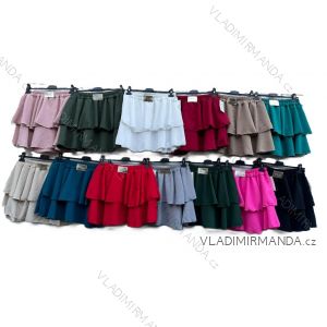 Kurzes Sommerkleid Kurzarm Damen übergroß (40/42/44 Einheitsgröße) ITALIAN FASHION IMD25022