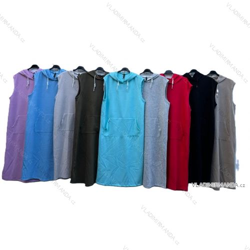 Kurzes Sommerkleid Kurzarm Damen übergroß (40/42/44 Einheitsgröße) ITALIAN FASHION IMD25022
