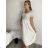 Kurzes Sommerkleid mit langen Ärmeln für Damen, übergroß (54/56/58 Einheitsgröße) ITALIAN FASHION IM425070