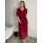 Elegantes Chiffonkleid Kurzarm Damen Übergröße (46/48/50 Einheitsgröße) ITALIAN FASHION IM425035 46/48 schwarz