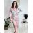 Sommer Kurzarm Sommerkleid (S / M ONE SIZE) ITALIENISCHE MODE IMWY21019 pink S/M