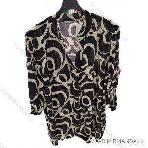 Langarm-Damenhemden mit 3/4 Ärmeln und dünner Tasche (uni sl) ITALIAN Fashion IM318335