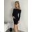 Kurzer Damenrock (S/M ONE SIZE) ITALIAN FASHION IMPLP2325570055 schwarz S/M/L