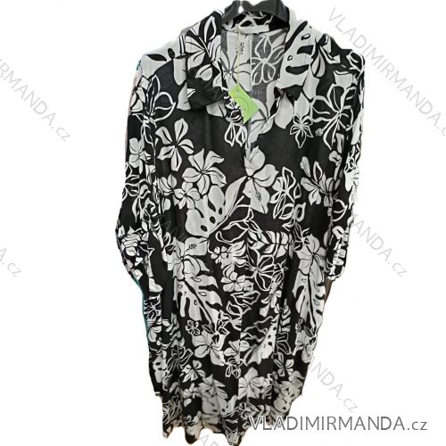 Übergroßer gestrickter Langarmpullover für Damen (S/M EINHEITSGRÖSSE) ITALIAN FASHION IMSN2416125