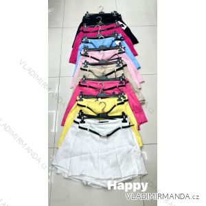 Kurzärmliges Sommer-Freizeitkleid für Damen (S/M/L EINHEITSGRÖSSE) ITALIAN FASHION IMWGB25022
