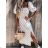 Kurzärmliges Sommer-Freizeitkleid für Damen (S/M/L EINHEITSGRÖSSE) ITALIAN FASHION IMWGB25022