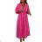 Elegantes Hemd Langarm Damen Kleid (S / M ONE SIZE) ITALIAN FASHION IMWY21734