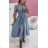 Kurzärmliges Sommer-Freizeitkleid für Damen (S/M/L EINHEITSGRÖSSE) ITALIAN FASHION IMWGB25022