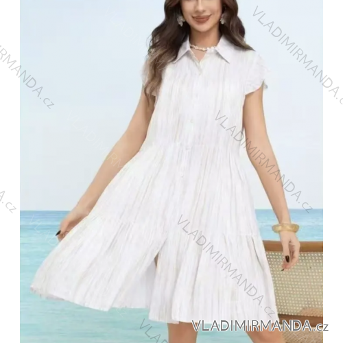Sommerkleid mit 3/4-Ärmeln für Damen (Einheitsgröße S/M) INDIAN FASHION IMPEM23CA772