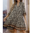 Damen-Sommerkleid mit langen Ärmeln (Einheitsgröße S/M) ITALIAN FASHION IMPEM2455615