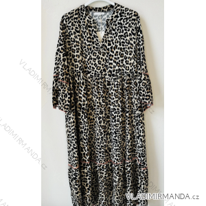 Sommerkleid für Damen mit 3/4-Ärmeln (Einheitsgröße S/M) INDIAN FASHION IMPEM23C7058