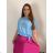 Tunika mit Anhänger Kurzarm Damen Übergröße (54/56/58 Einheitsgröße) ITALIAN FASHION IM425031