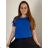 Tunika mit Anhänger Kurzarm Damen Übergröße (3XL/4XL ONE SIZE) ITALIAN FASHION IMC23020