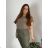 Tunika mit Anhänger Kurzarm Damen Übergröße (3XL/4XL ONE SIZE) ITALIAN FASHION IMC23020
