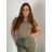 Tunika mit Anhänger Kurzarm Damen Übergröße (3XL/4XL ONE SIZE) ITALIAN FASHION IMC23020