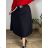 Kurzes Sommerkleid mit langen Ärmeln für Damen, übergroß (54/56/58 Einheitsgröße) ITALIAN FASHION IM425070 44/46/48 grünes Khaki