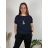Damen Tunika mit verlängertem Kurzarm (UNI S-M) SWEETISIMA ITALIAN FASHION IMD20069 weiß