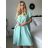 Kurzes lässiges Sommerkleid, kurze Ärmel, Damen Übergröße (54/56/58 Einheitsgröße) ITALIAN FASHION IM425040