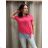 T-Shirt Kurzarm Damen (uni l / xl) ITALIAN FASHION IM420084