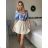 Elegantes Kurzarm-Crop-Top für Damen (S/M EINHEITSGRÖSSE) ITALIAN FASHION IMPBB24D7227