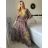 Langärmliges Sommer-Hemdkleid für Damen (S/M/L Einheitsgröße) INDIAN FASHION IMWY23123