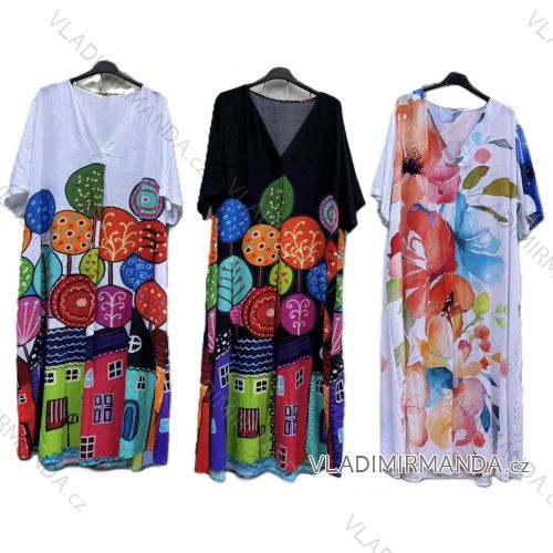 Damen 3/4 Langarm-Hemdkleid (XS/S/M Einheitsgröße) ITALIAN FASHION IMD25030