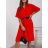 Damen 3/4 Langarm-Hemdkleid (XS/S/M Einheitsgröße) ITALIAN FASHION IMD25030