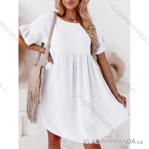 Damen 3/4 Langarm-Hemdkleid (XS/S/M Einheitsgröße) ITALIAN FASHION IMD25030