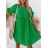 Damen 3/4 Langarm-Hemdkleid (XS/S/M Einheitsgröße) ITALIAN FASHION IMD25030