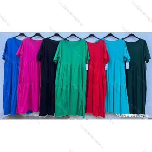 Damen 3/4 Langarm-Hemdkleid (XS/S/M Einheitsgröße) ITALIAN FASHION IMD25030