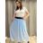 Chiffon Rock Long Ladies (uni sl) ITALIENISCHER MODUS IM319678 S/M hellrosa
