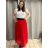 Chiffon Rock Long Ladies (uni sl) ITALIENISCHER MODUS IM319678 S/M hellrosa