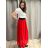 Chiffon Rock Long Ladies (uni sl) ITALIENISCHER MODUS IM319678 S/M hellrosa