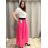 Chiffon Rock Long Ladies (uni sl) ITALIENISCHER MODUS IM319678 S/M hellrosa