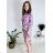 Ärmelloses Sommerkleid für Frauen (uni sm) ITALIAN FASHION IMD20550 S/M/L lila