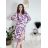Ärmelloses Sommerkleid für Frauen (uni sm) ITALIAN FASHION IMD20550 S/M/L lila