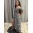 Elegantes Langarmkleid für Damen (S / M / L EINE GRÖSSE) ITALIENISCHE MODE IMWA21002