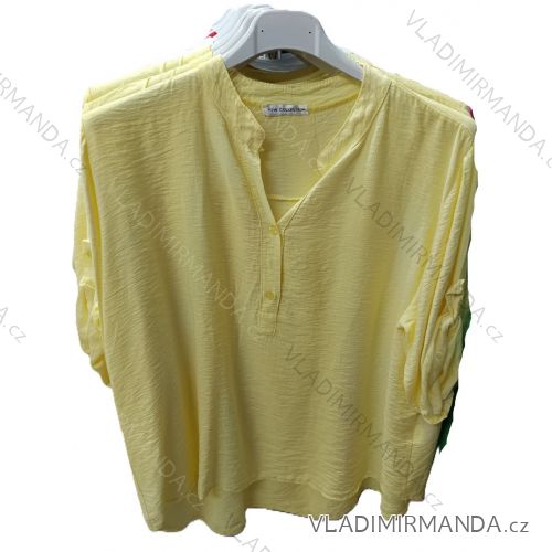 Leicht gestrickter Langarmpullover für Damen (L/XL EINHEITSGRÖSSE) ITALIAN FASHION IM723GALA