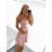 Elegantes Damen-Partykleid mit langen Ärmeln (S/M ONE SIZE) ITALIAN FASHION IM322282