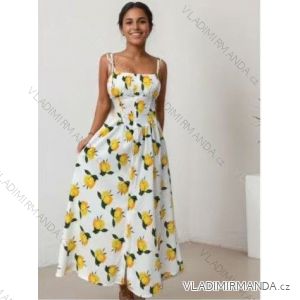 Kurzärmliges Sommer-Freizeitkleid für Damen (S/M/L EINHEITSGRÖSSE) ITALIAN FASHION IMWGB25022