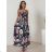 Kurzärmliges Sommer-Freizeitkleid für Damen (S/M/L EINHEITSGRÖSSE) ITALIAN FASHION IMWGB25022