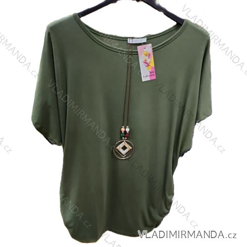 Übergroßer gestrickter Langarmpullover für Damen (S/M EINHEITSGRÖSSE) ITALIAN FASHION IMSN2416125