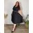 Elegantes Damen-Partykleid mit langen Ärmeln (S/M ONE SIZE) ITALIAN FASHION IM322282