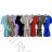 Kurzes Sommerkleid Kurzarm Damen übergroß (40/42/44 Einheitsgröße) ITALIAN FASHION IMD25022