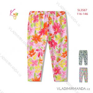 Leggings 3/4 kurz für Kinder und Jugendliche für Mädchen (116-146) KUGO SL3567